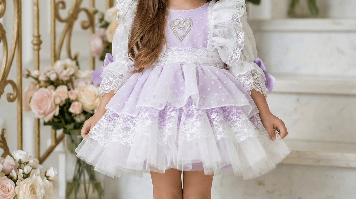 Sonata SS26 Orquidia Lilac Lace Dress