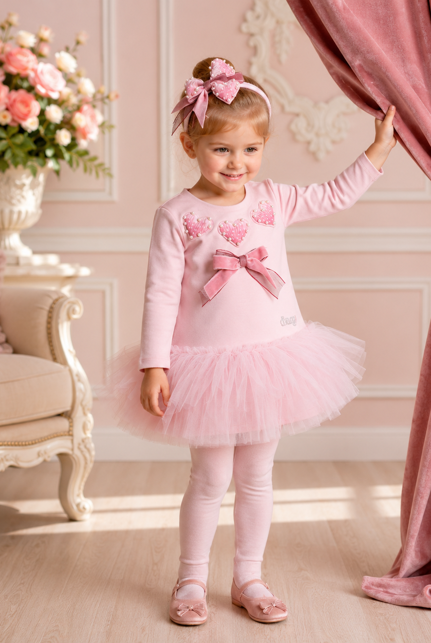 Daga AW26 Love Story Tulle Dress in Pink