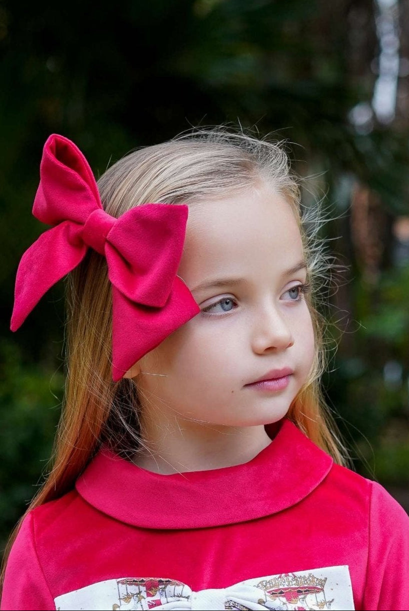 Red Velvet Hairbow by Babine AW25
