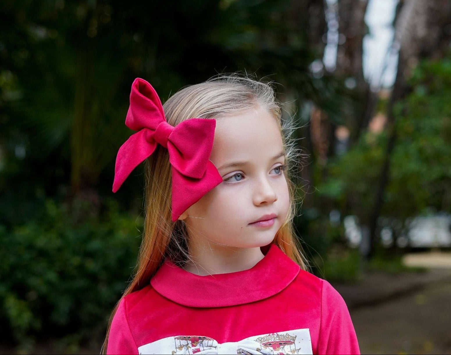 Red Velvet Hairbow by Babine AW25