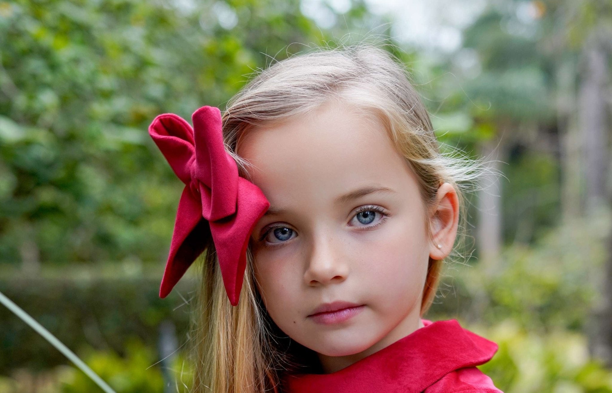 Red Velvet Hairbow by Babine AW25