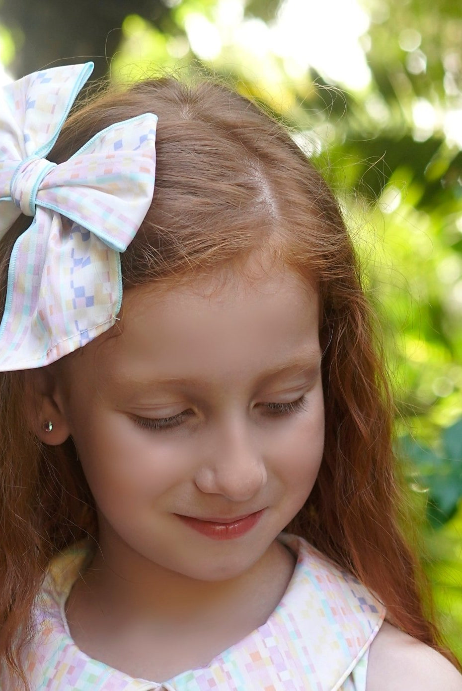 Babine SS26 - Girls Pastel Abstract Hairbow