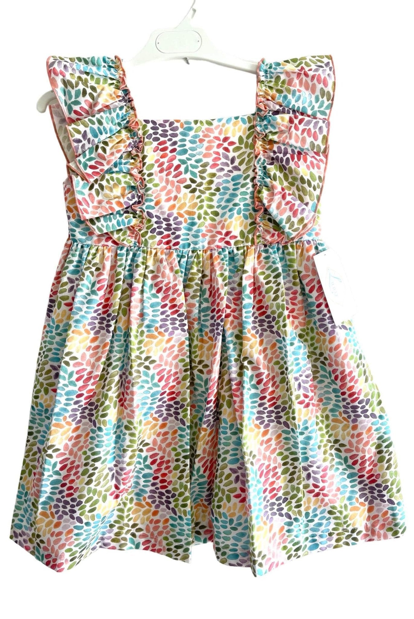 CLEARANCE DEAL - El Copo / Lililu - Girls Multi Coloured Summer Dress - Mariposa Children's Boutique