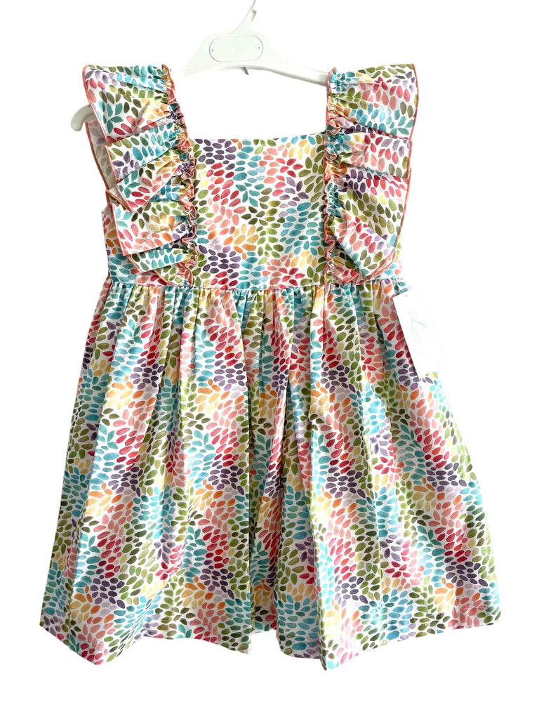 CLEARANCE DEAL - El Copo / Lililu - Girls Multi Coloured Summer Dress - Mariposa Children's Boutique