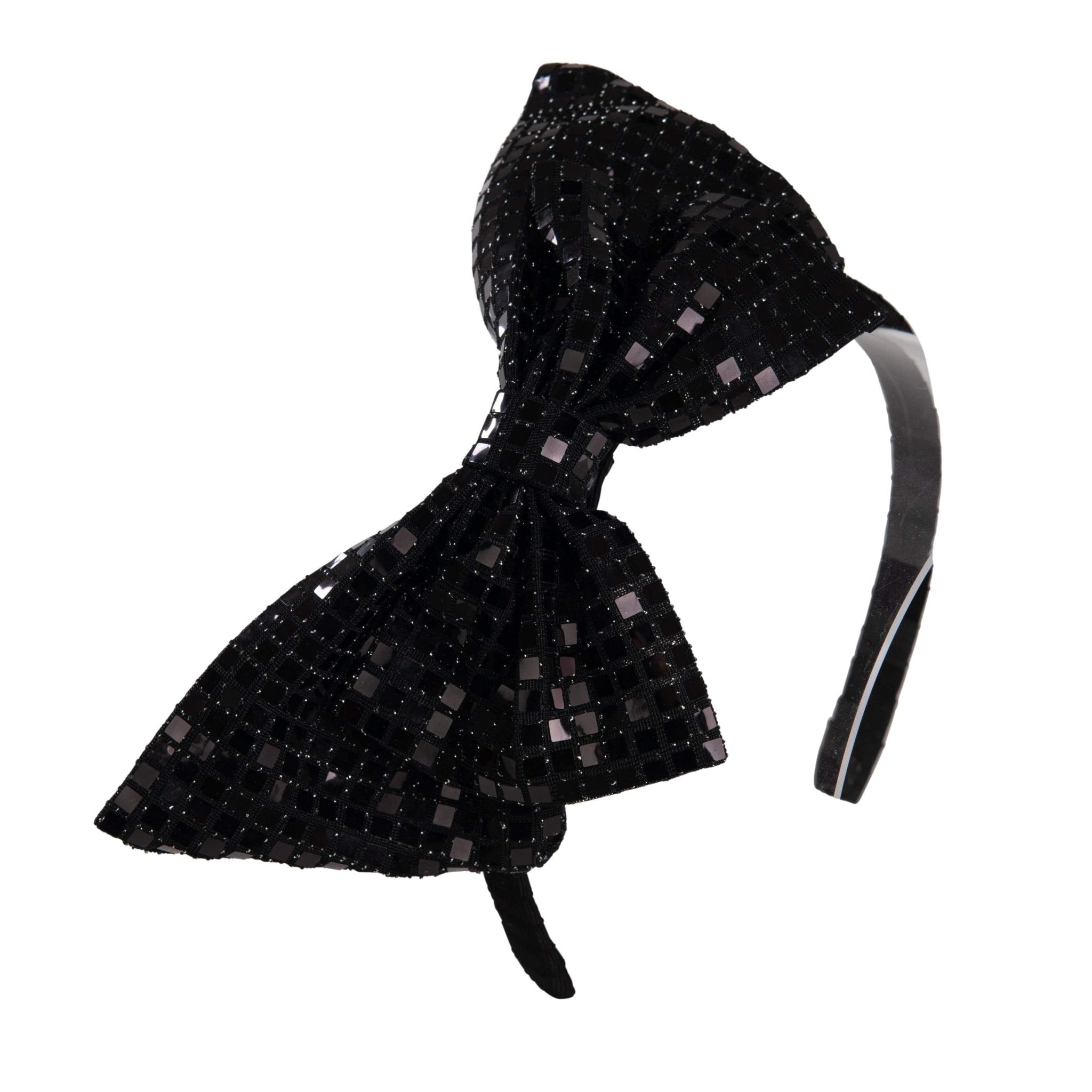 CLEARANCE SALE - DAGA - Shine & Glow Black Headpiece - Mariposa Children's Boutique