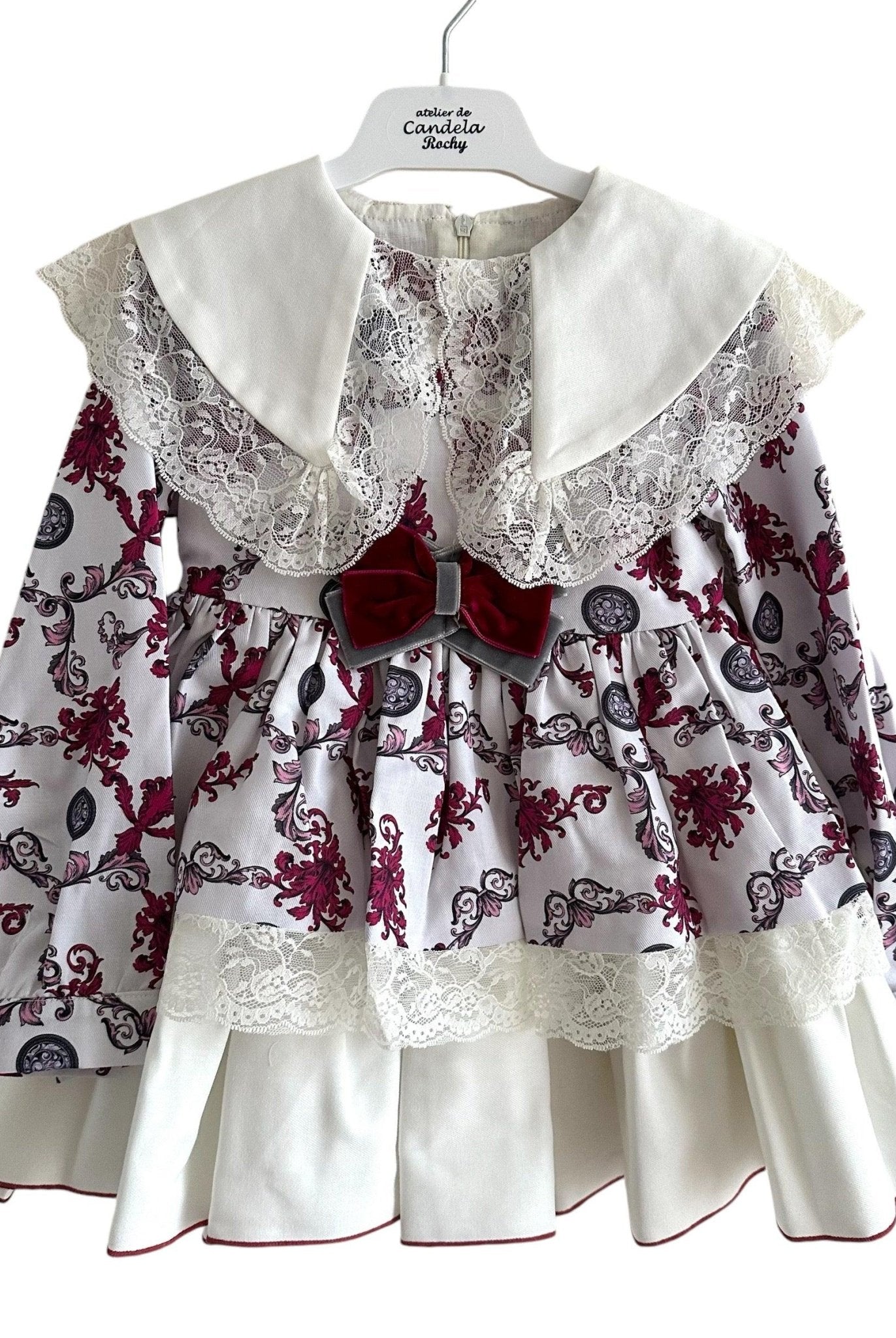 CLEARANCE SALE Rochy - Girls Moneda Coins Print Dress - Mariposa Children's Boutique