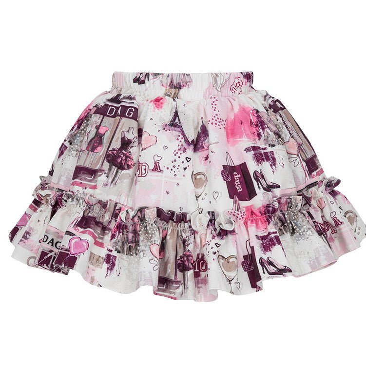 DAGA AW25 PRE - ORDER - Girl's Fashion Street Collection Skirt and Top Set