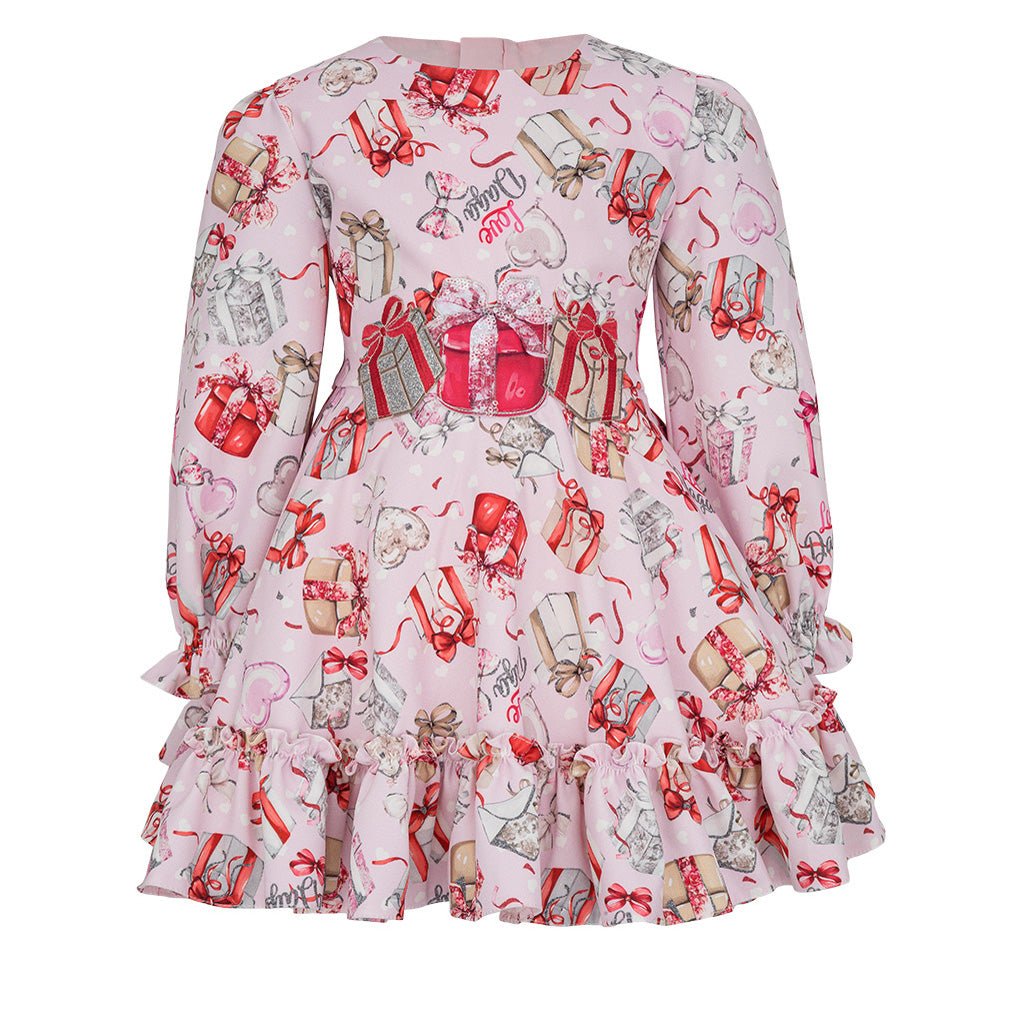 DAGA AW25 PRE - ORDER - Girls Magical Surprises Pink Printed Dress