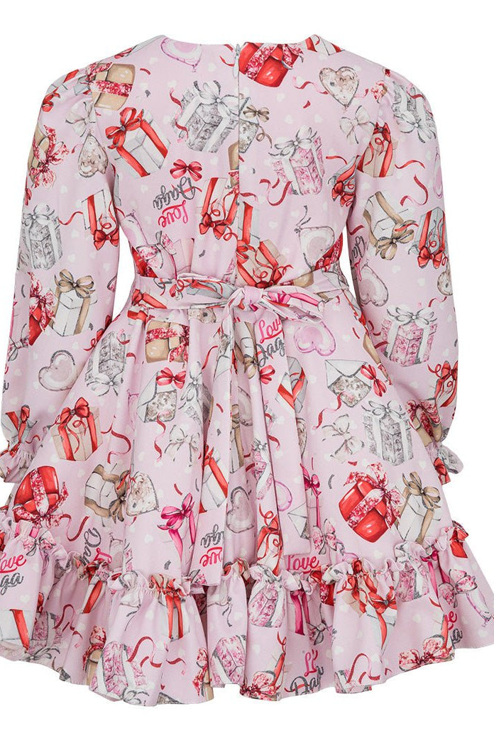 DAGA AW25 PRE - ORDER - Girls Magical Surprises Pink Printed Dress