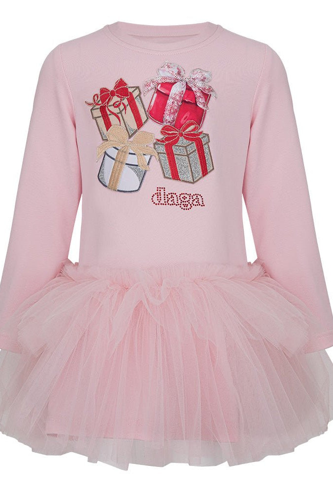 DAGA AW25 PRE - ORDER - Girls Magical Surprises Pink Tulle Hem Dress