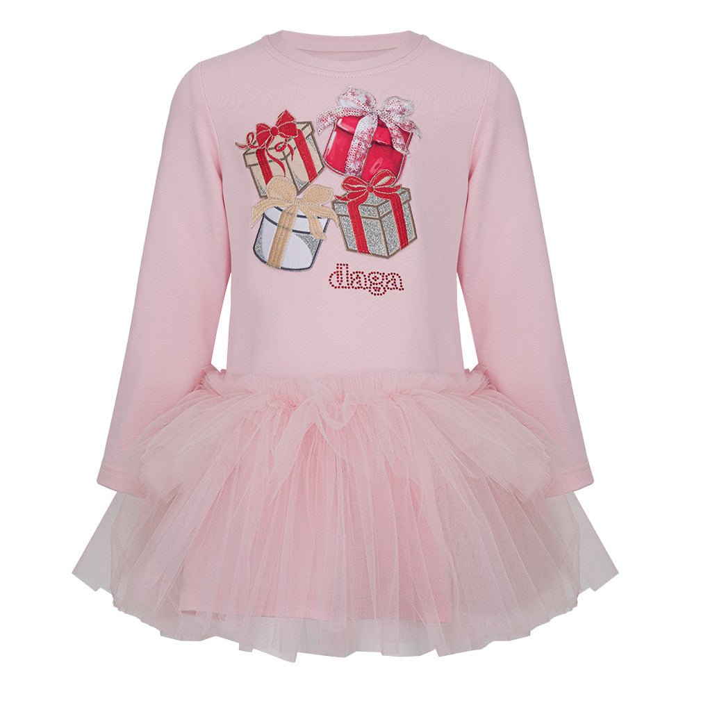 DAGA AW25 PRE - ORDER - Girls Magical Surprises Pink Tulle Hem Dress