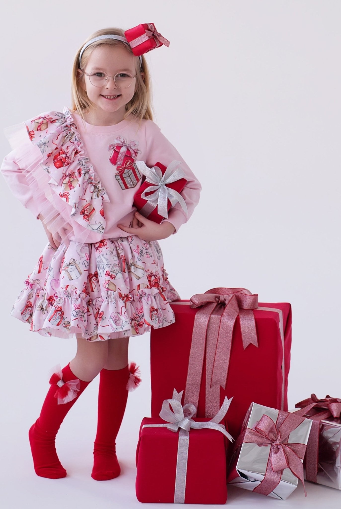 DAGA AW25 PRE - ORDER - Girls Magical Surprises Skirt & Sweater Set