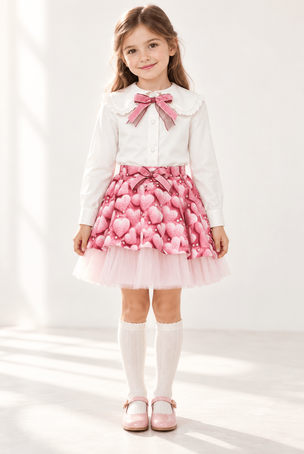 DAGA Girls Love Story Skirt and Blouse Set | AW26