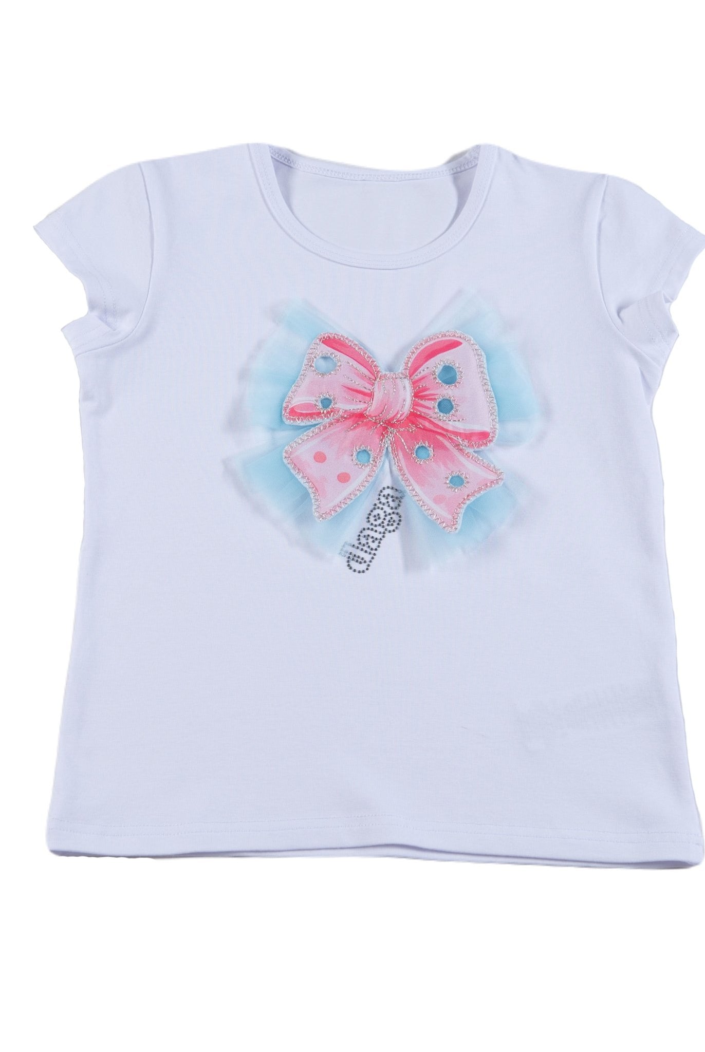 DAGA SS25 - Girl's Magic Bow Tulle Skirt with Matching Top - Mariposa Children's Boutique