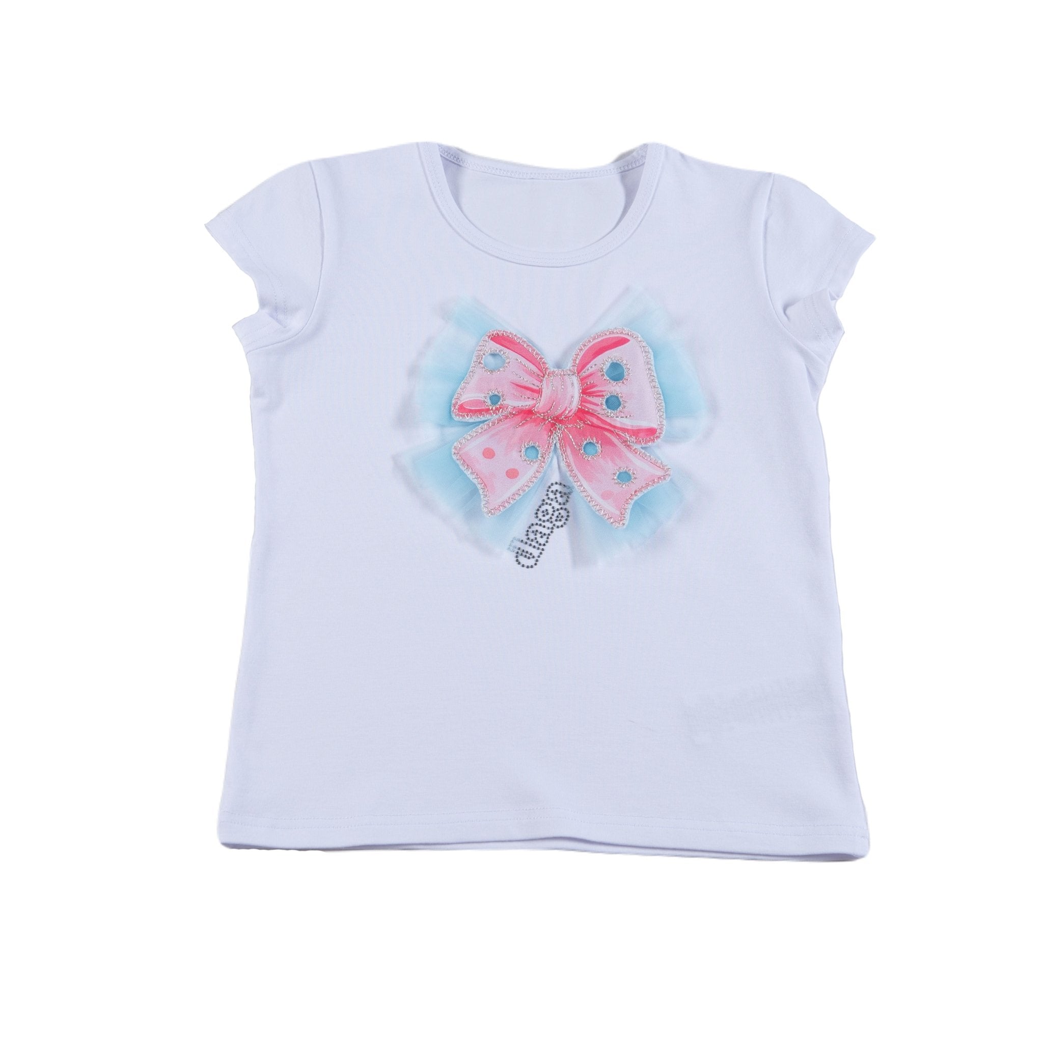 DAGA SS25 - Girl's Magic Bow Tulle Skirt with Matching Top - Mariposa Children's Boutique