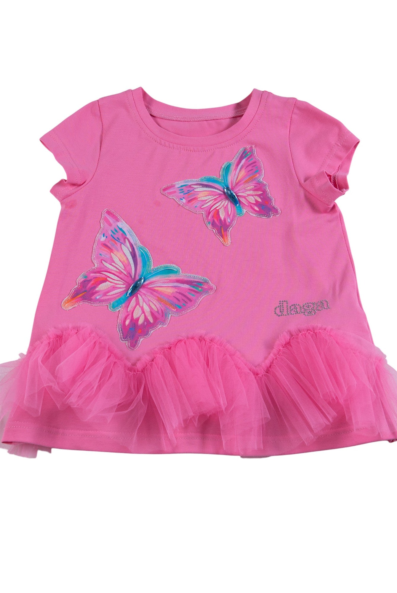 DAGA SS25 - Girl's Pink Paradise 2pc Capri Leggings and Top - Mariposa Children's Boutique