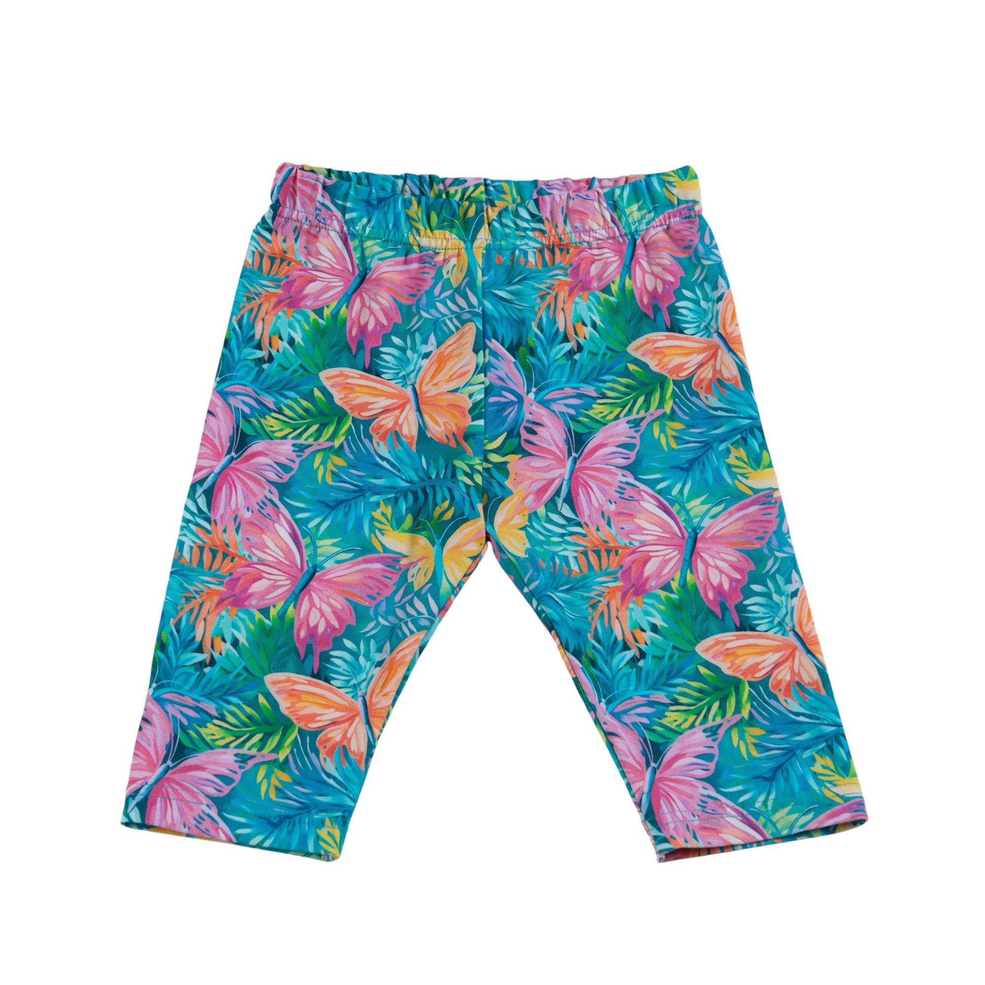 DAGA SS25 - Girl's Pink Paradise 2pc Capri Leggings and Top - Mariposa Children's Boutique