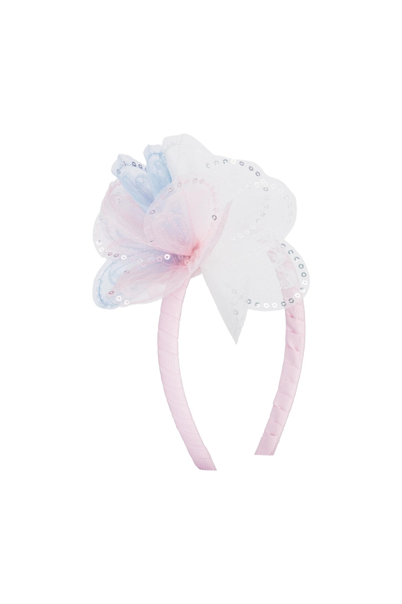 DAGA SS26 PRE - ORDER - Girls Ceremony Pink & Blue Tulle Headpiece