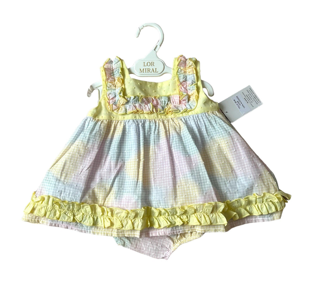 Lor Miral SS24 - Baby Girls Pastel Dream Summer Dress & Knickers - Mariposa Children's Boutique