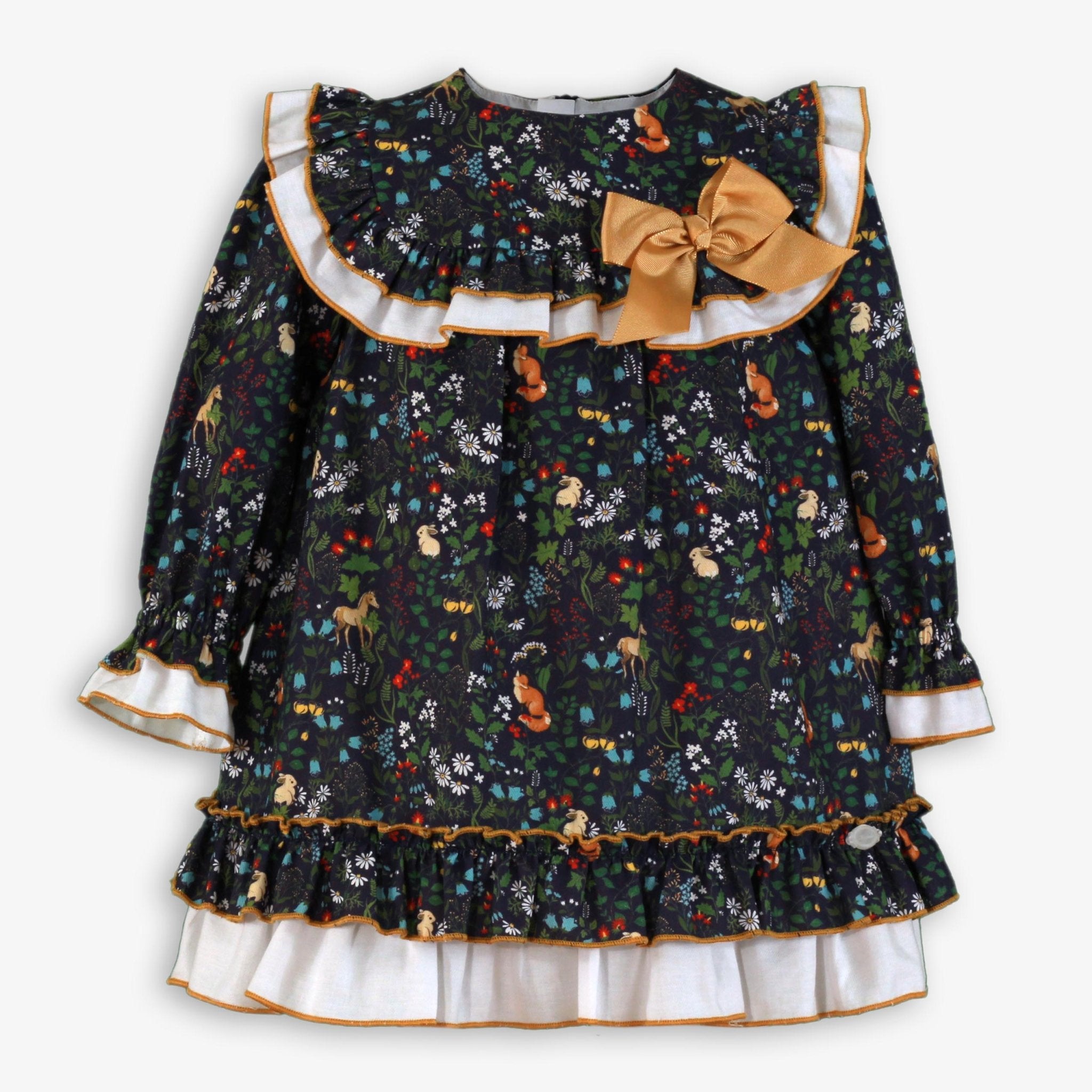 Miranda AW25 Girl's Navy & Mustard Headpiece