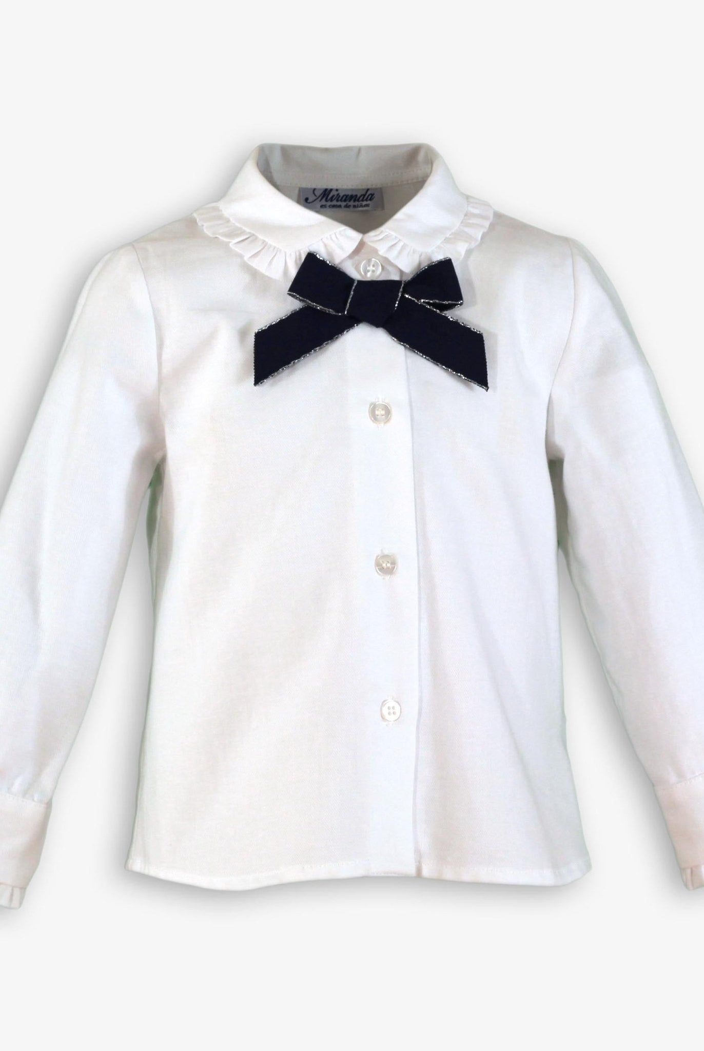 Miranda AW25 PRE - ORDER - Girl's Red Pinafore Dress with Matching Blouse