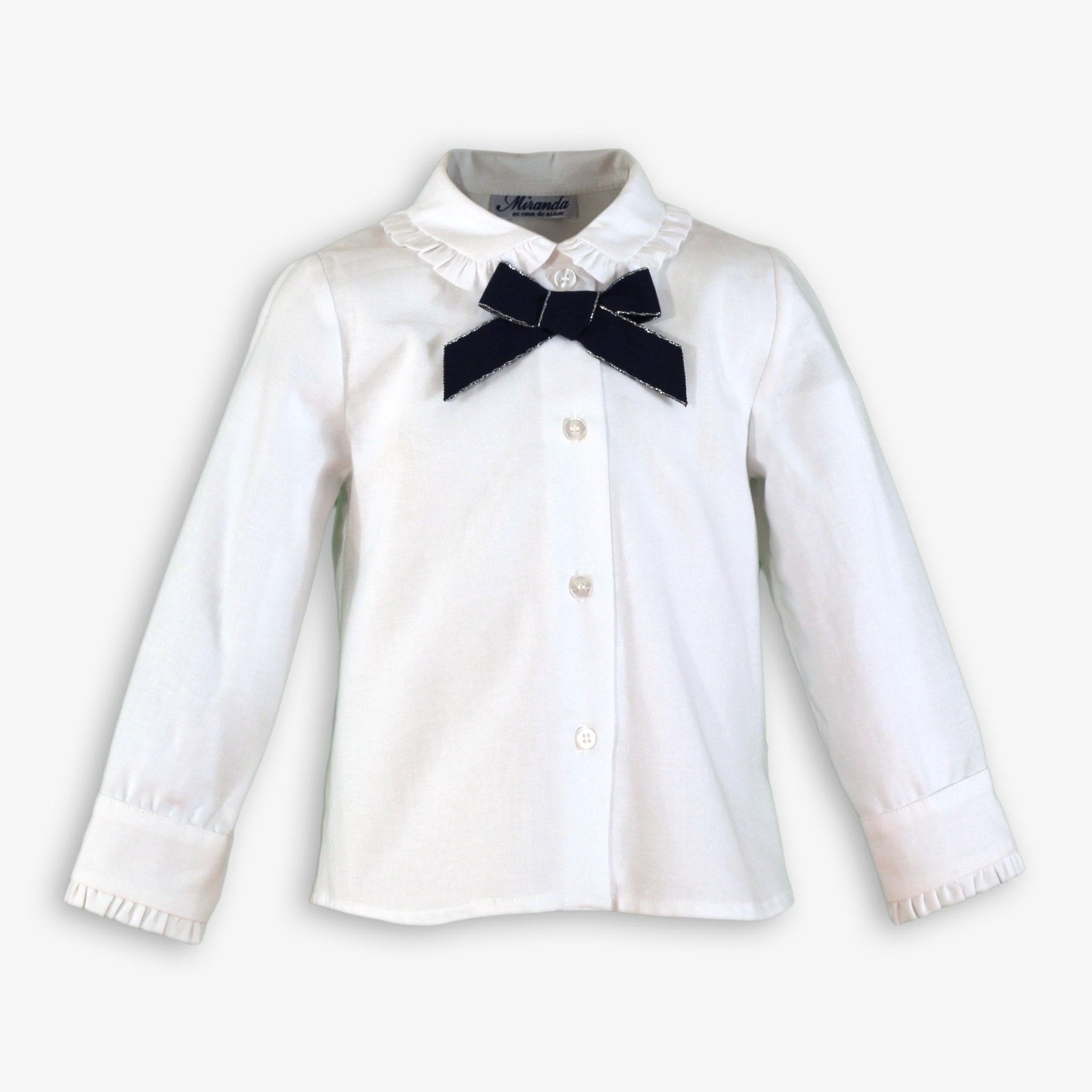 Miranda AW25 PRE - ORDER - Girl's Red Pinafore Dress with Matching Blouse