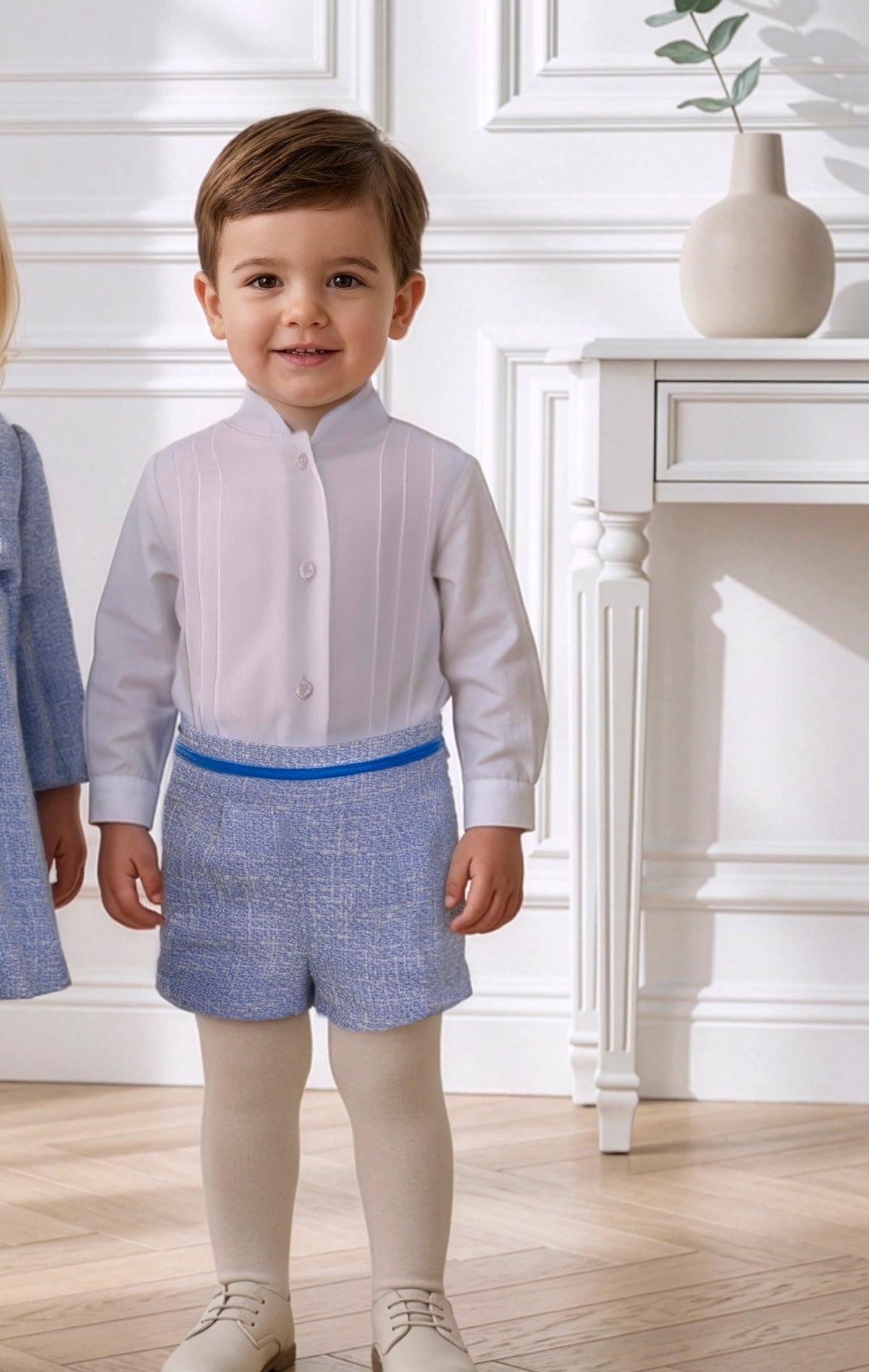 Miranda Baby Boys Blue Shorts & Shirt Set | AW26 PRE-ORDER