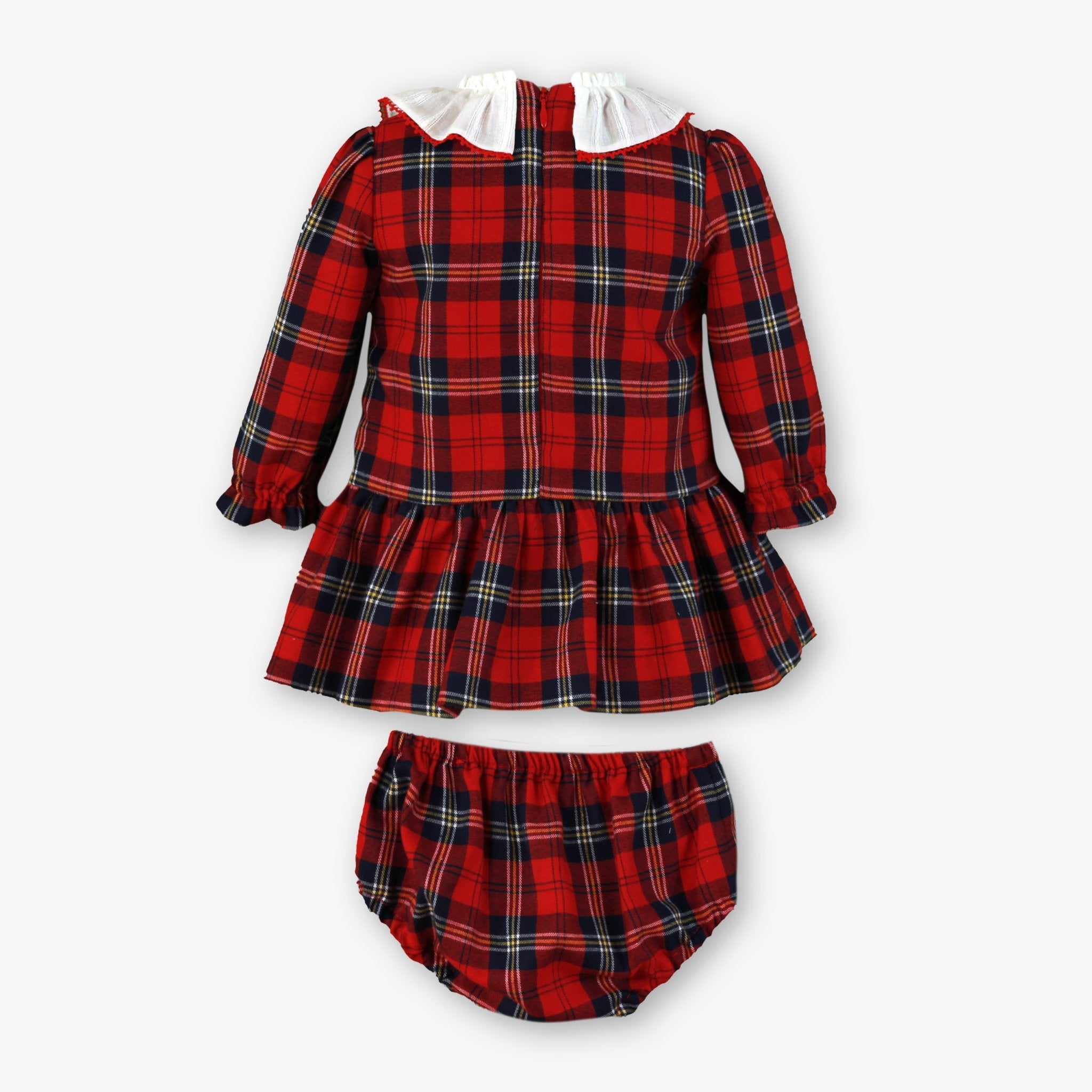 Miranda Baby Girls Tartan Print Dress & Knickers | AW26 PRE-ORDER