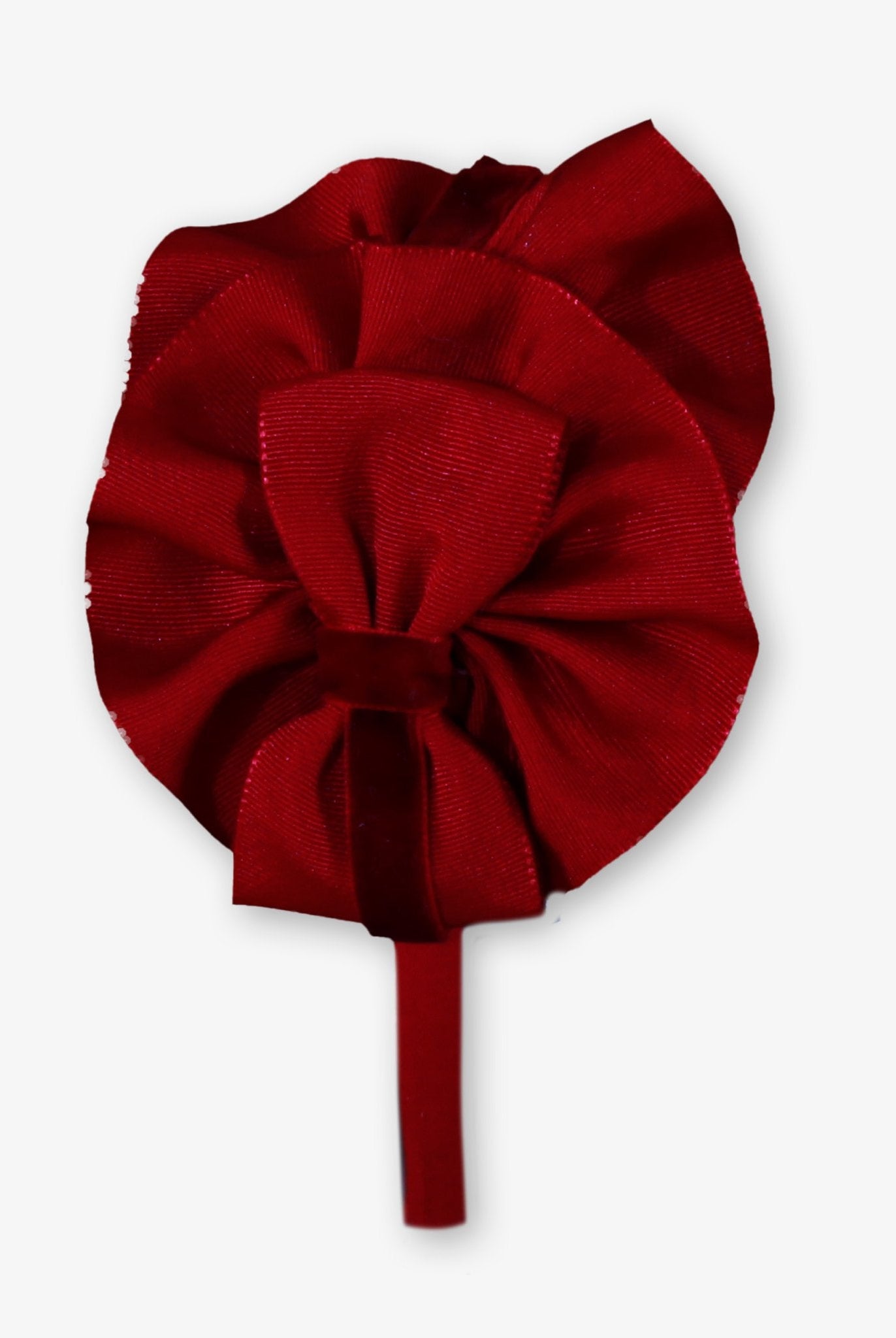 Miranda Girls Burgundy Headpiece | AW26 PRE-ORDER