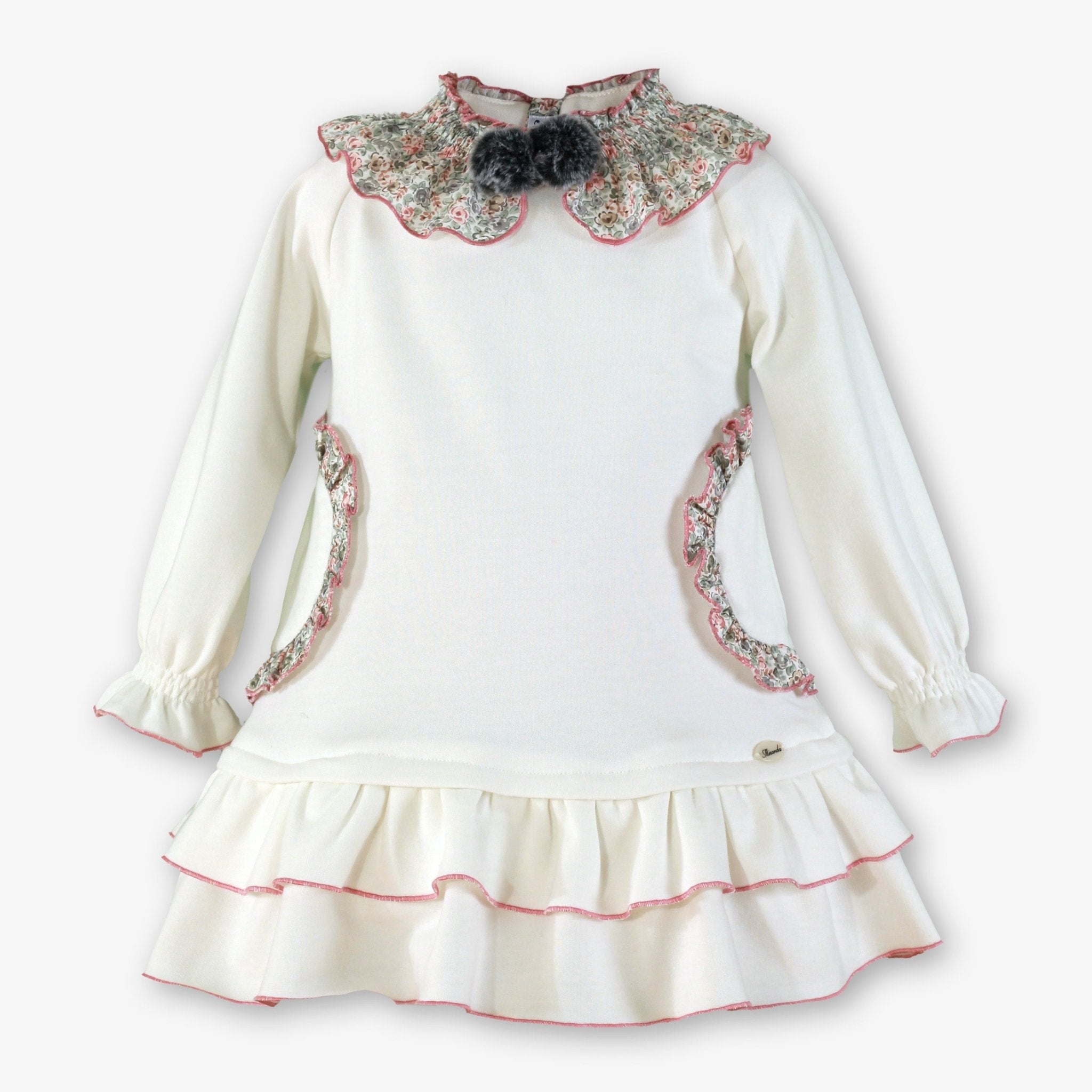 Miranda Girls Pale Pink Dress | AW26 PRE-ORDER