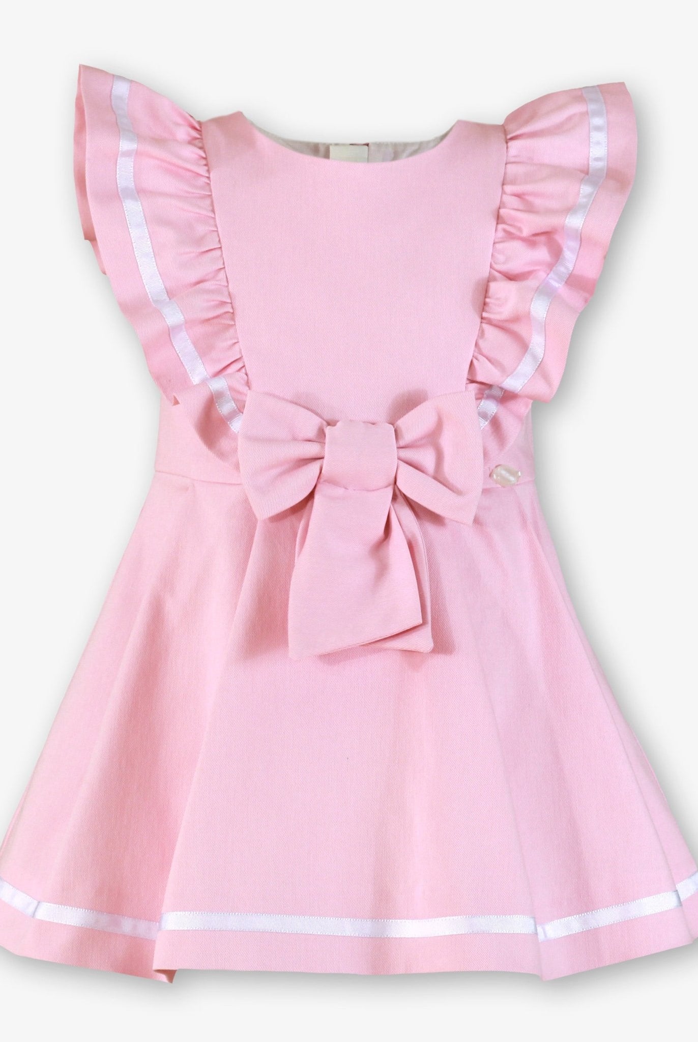 Miranda SS26 - Girls Pink Bow Dress 253V
