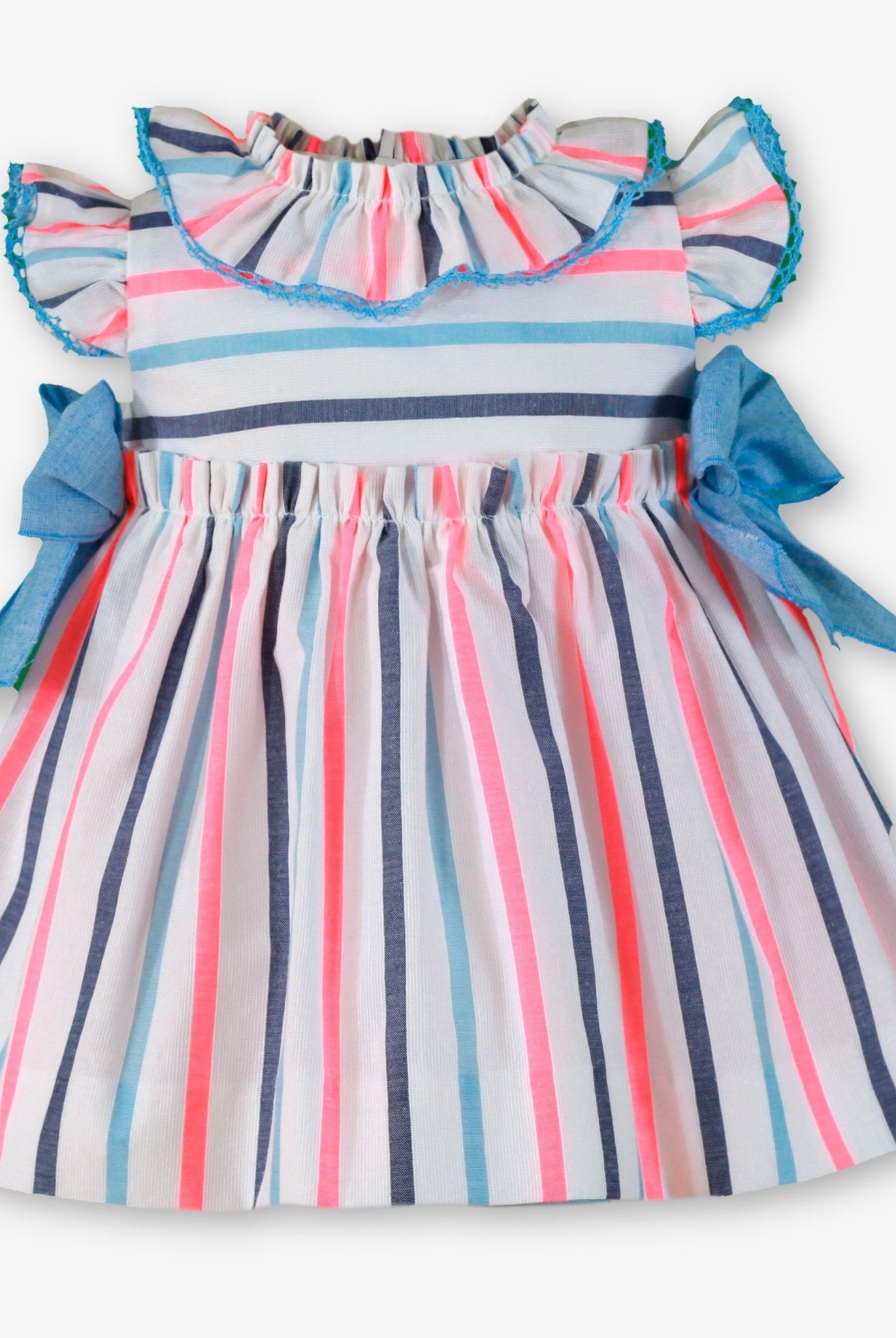 Miranda SS26 PRE - ORDER - Baby Girls Multicolour Stripe Dress
