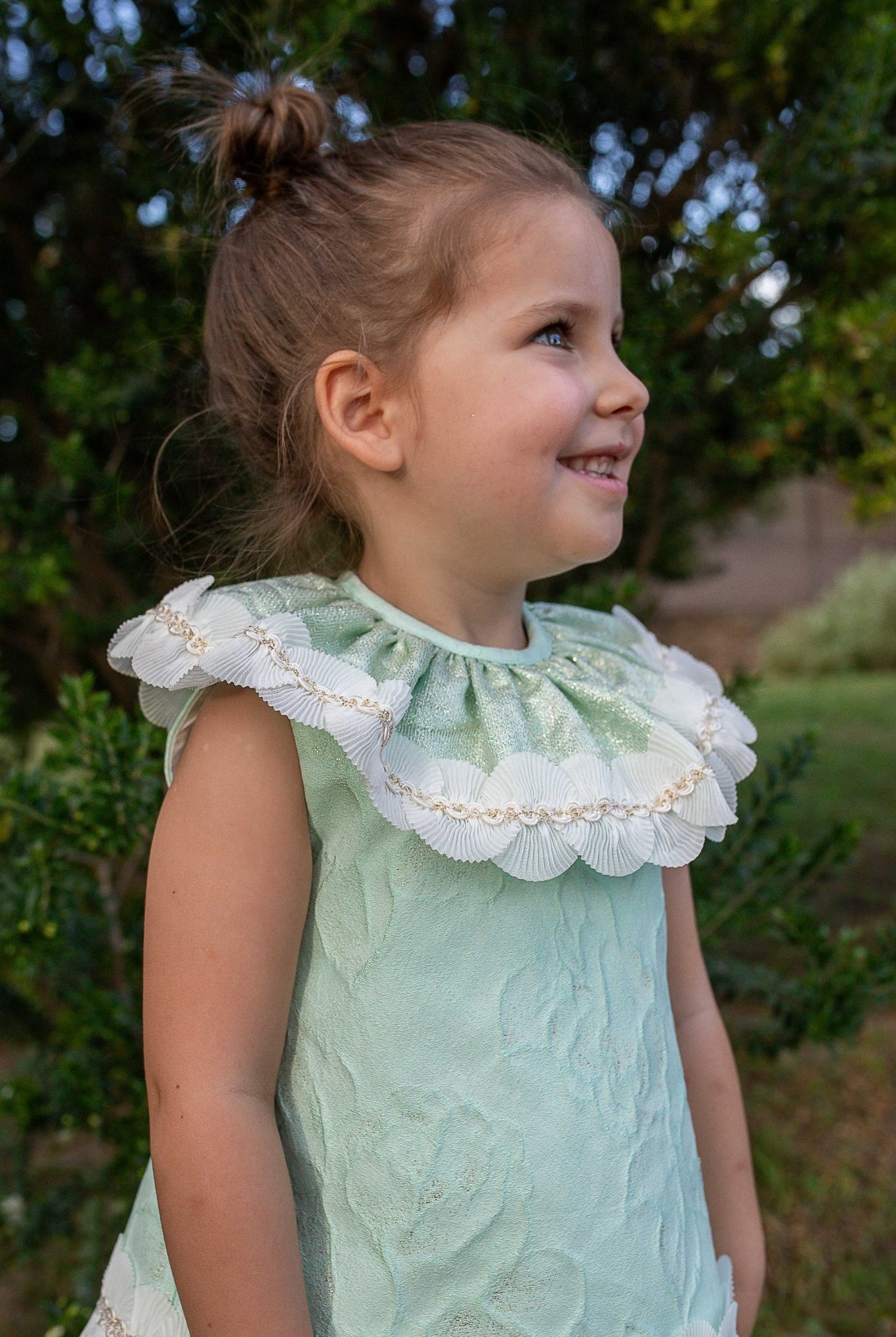 Naxos SS26 - Baby Girl's Mint Dress & Knickers