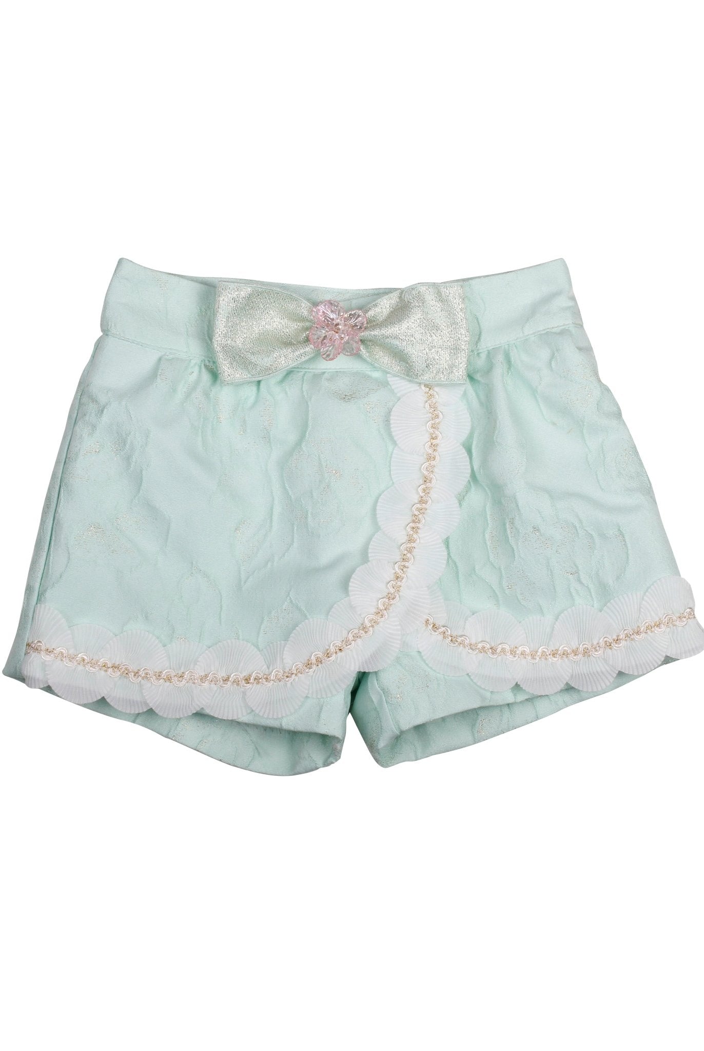 Naxos SS26 - Girls Mint Skirt and Blouse Set