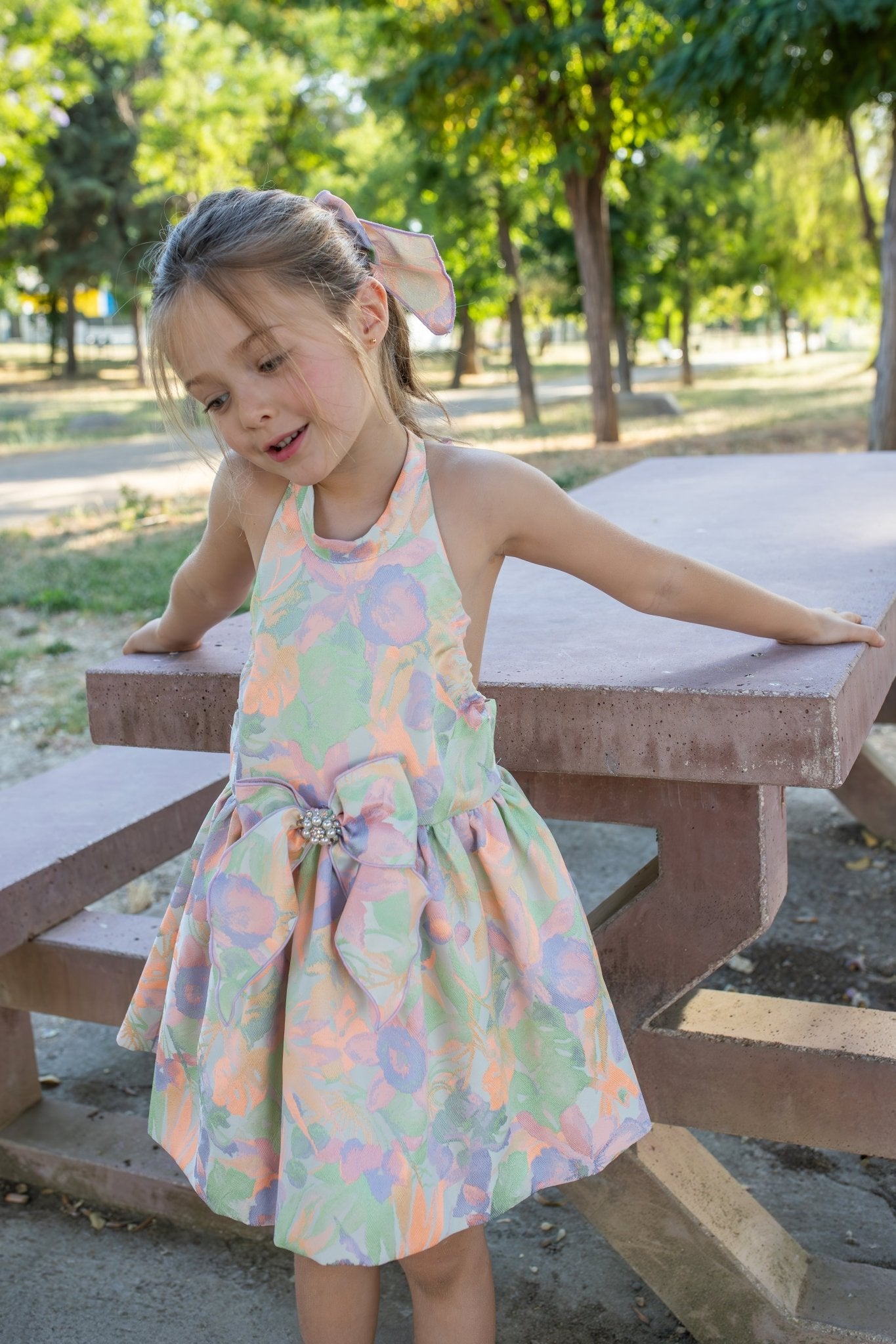 Naxos SS26 - Girls Multicoloured Floral Headpiece