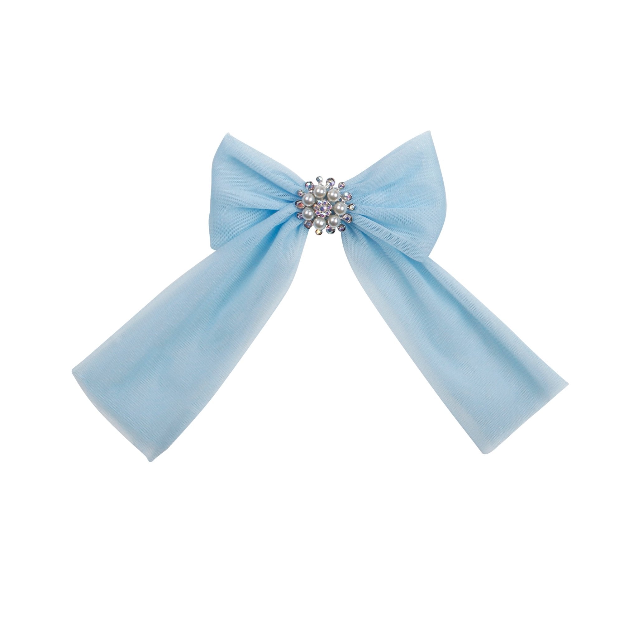Naxos SS26 - Girls Tulle Blue Headpiece