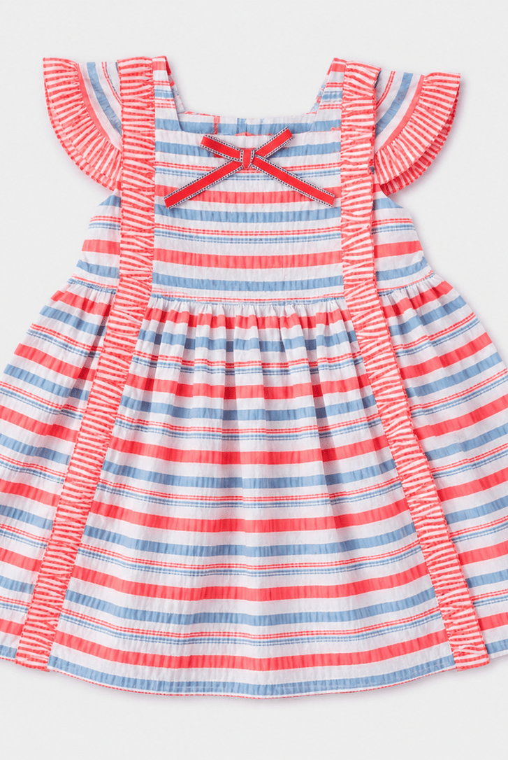 Rochy Girls Fluor Neon Multi Coloured Dress - SS26