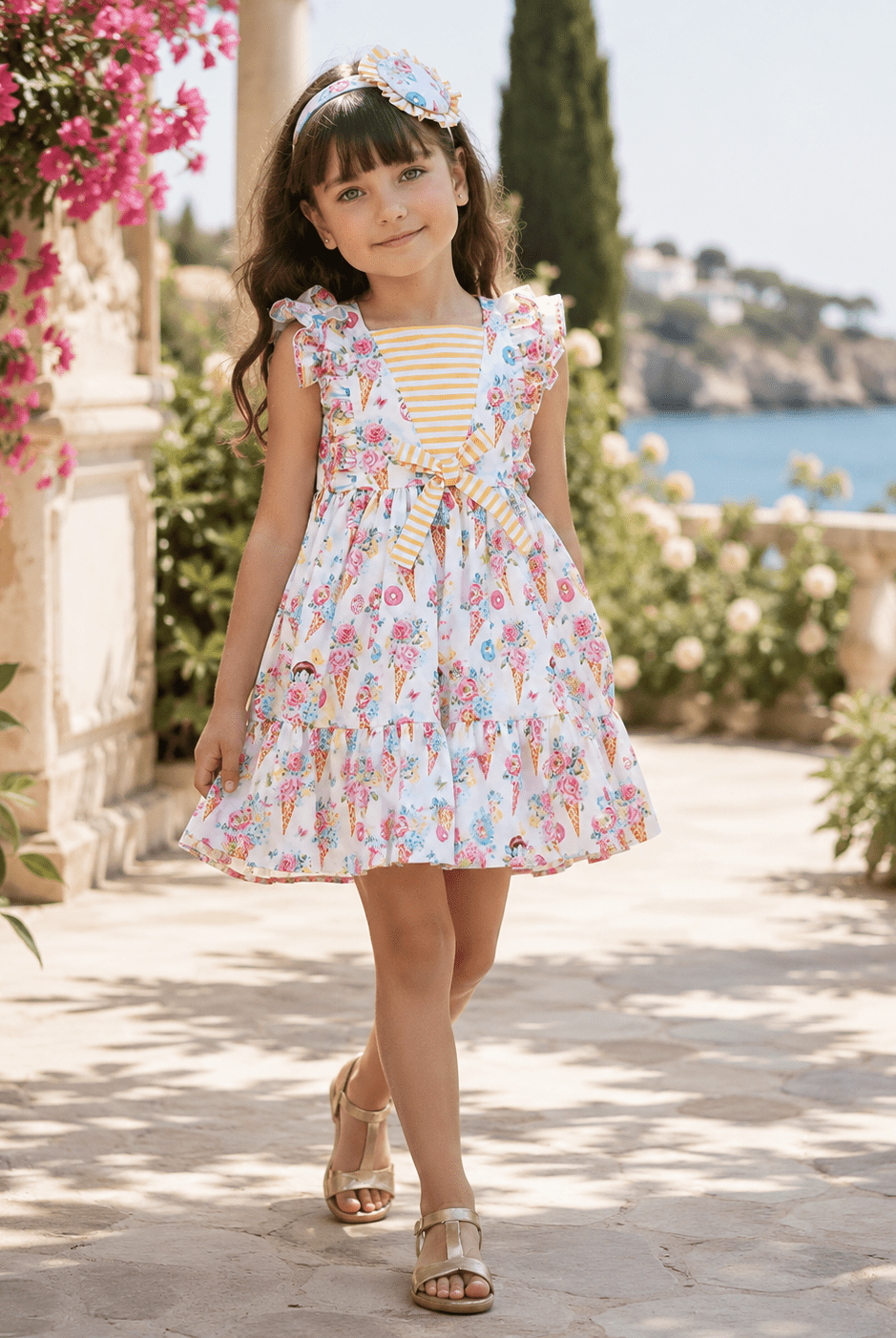 Rochy Girls Sweet Collection Ice-Cream Summer Dress - SS26