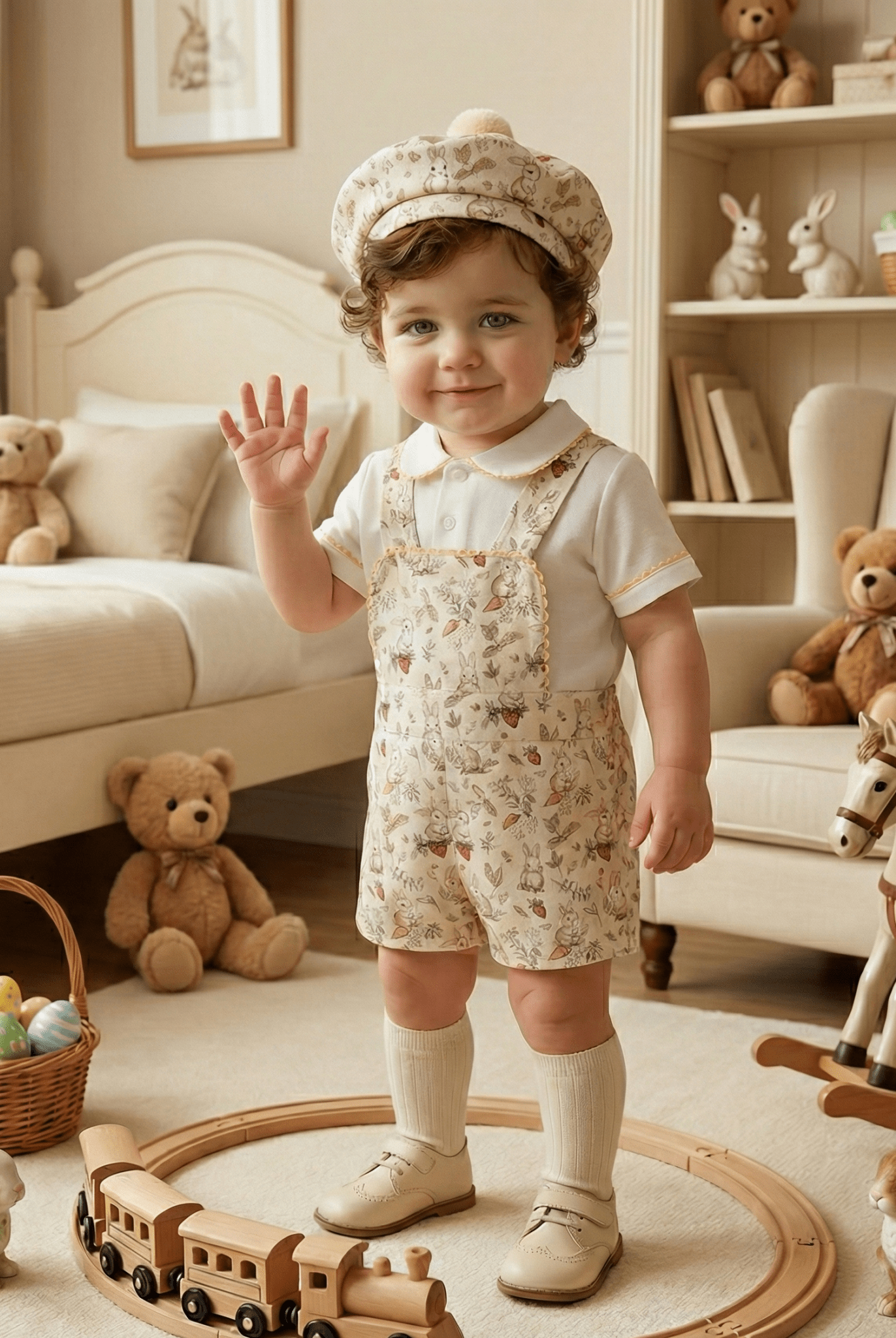 Sonata EASTER Made to Order - Boys Bunny Print Outfit