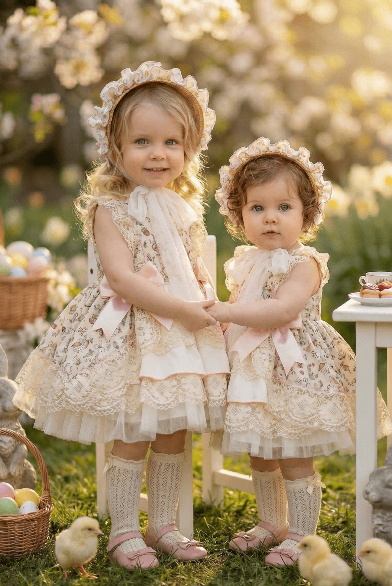 Sonata EASTER Made to Order - Girls Bunny Print Dress