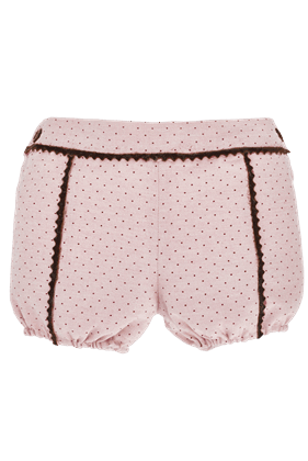 CLEARANCE DEAL - Ricittos - Boys Dusky Pink and Brown Shorts & Shirt Set - Mariposa Children's Boutique