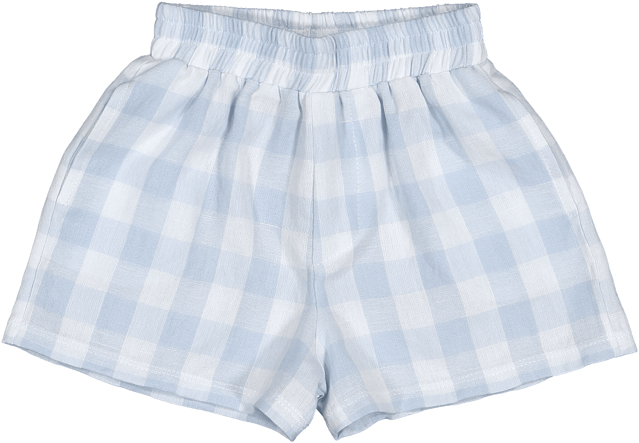 CLEARANCE DEAL - Sal & Pimenta - Boys Blue Buffalo Shorts & T-Shirt Set - Mariposa Children's Boutique