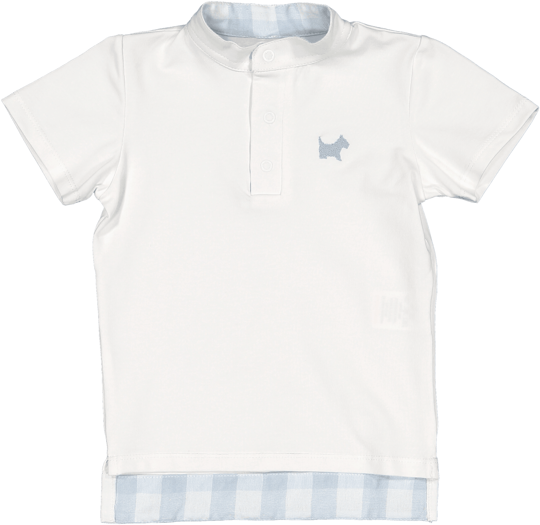 CLEARANCE DEAL - Sal & Pimenta - Boys Blue Buffalo Shorts & T-Shirt Set - Mariposa Children's Boutique
