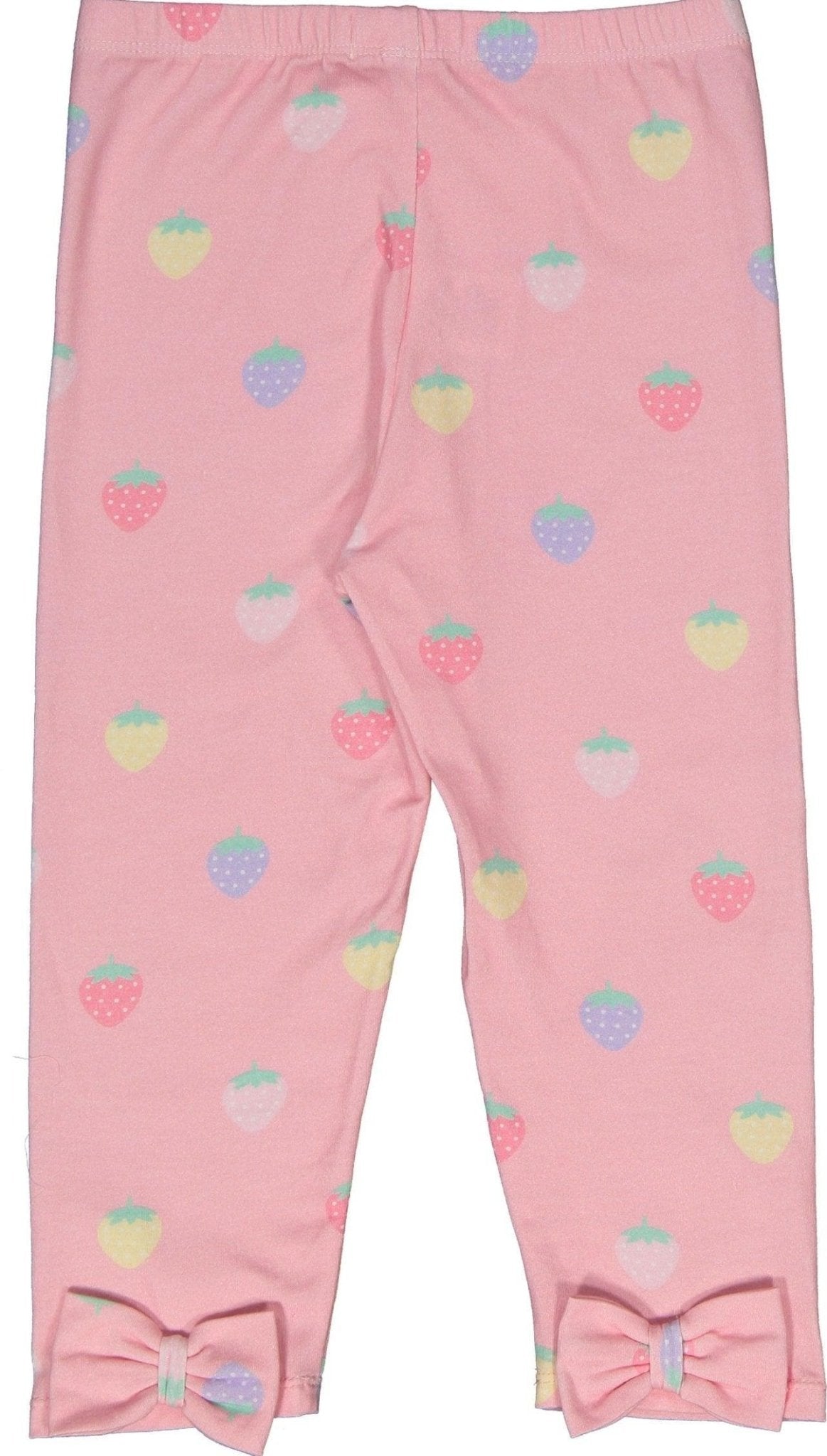 CLEARANCE DEAL - Sal & Pimenta - Girls Pink Bow Leggings - Mariposa Children's Boutique