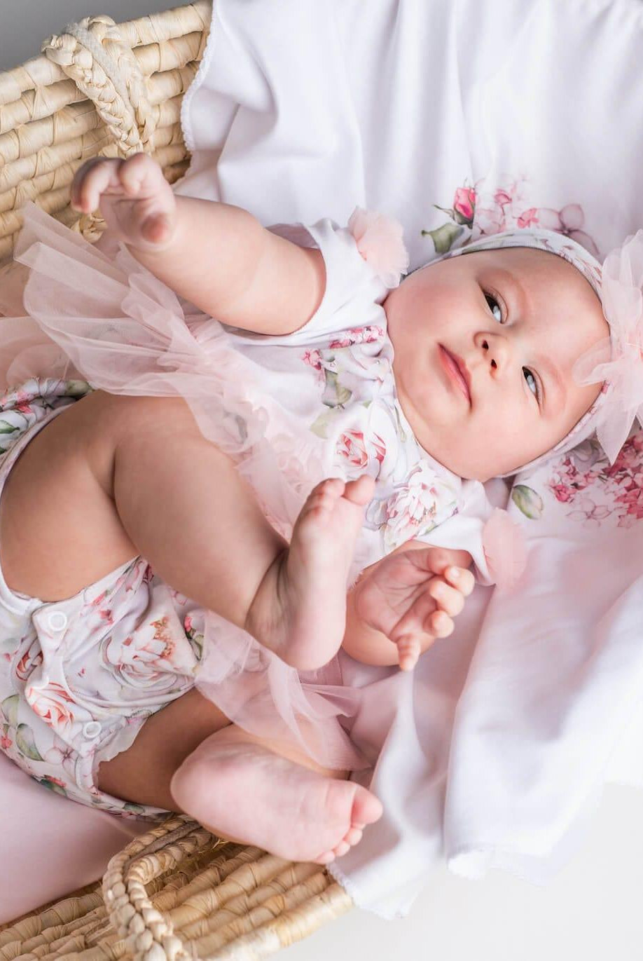 Sofija - Baby Girls POLA Shorty Babygrow - Mariposa Children's Boutique