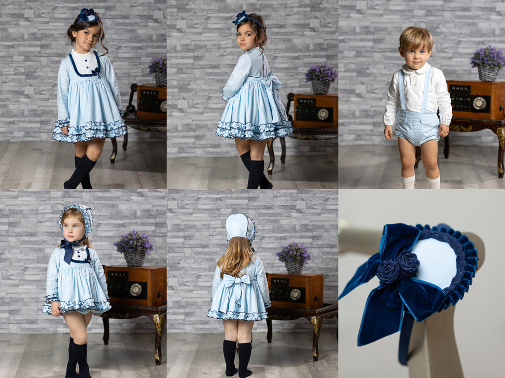 Abuela_Tata_Blue_Navy_Collage - Mariposa Children's Boutique