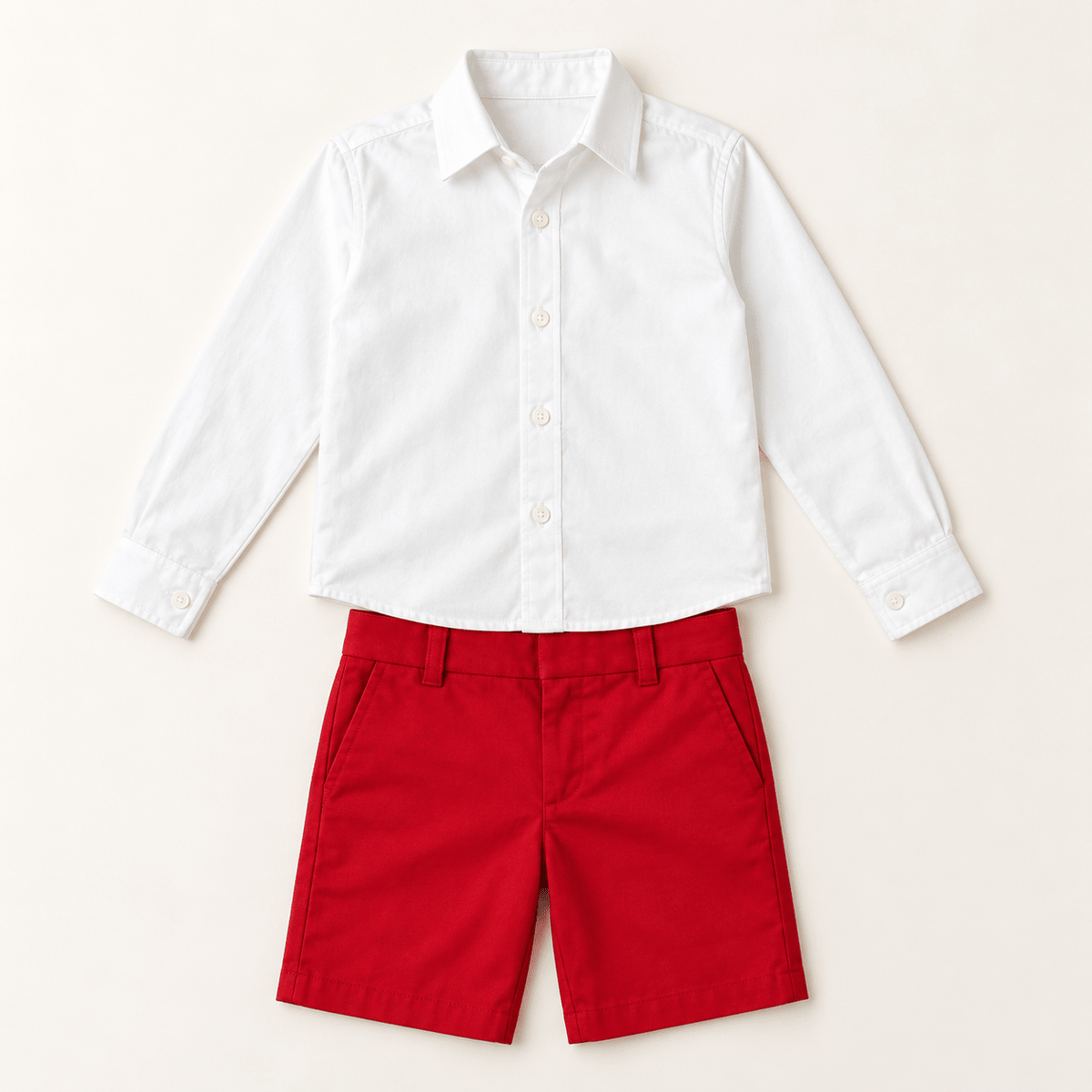 Abuela Tata Boys Red & Cream Christmas Occasion Outfit | Clearance Sale