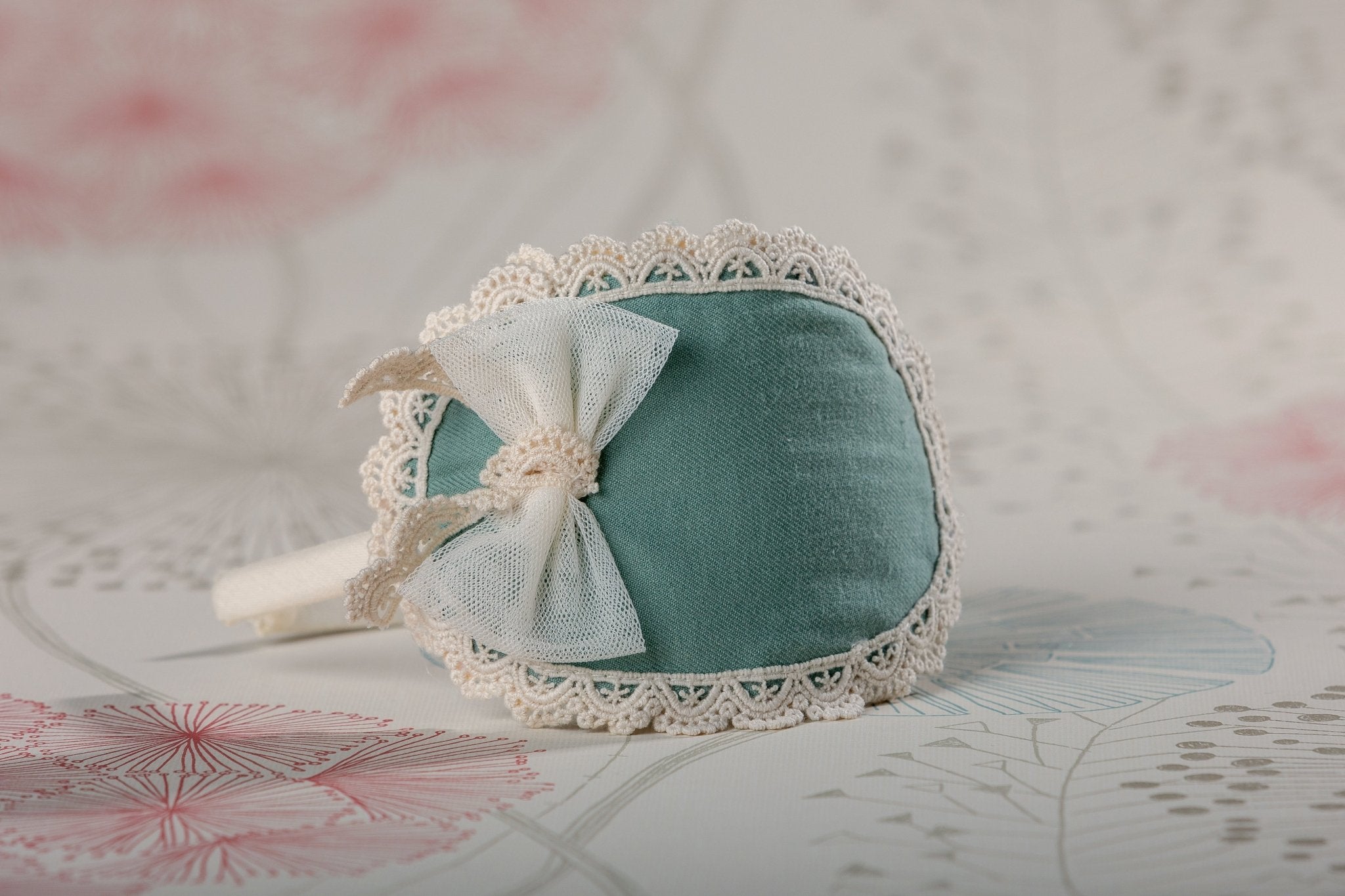 Abuela Tata Girls Sage Green & Ivory Headpiece 