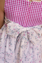 Alhuka SS24 - Girls Calblanque Pink & White Floral Print Summer Dress - Mariposa Children's Boutique