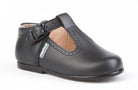 Angelitos Boys' Navy Leather T-Bar Shoes | Handmade Spanish Footwear